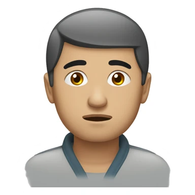 person from Uzbekistan sad sticker