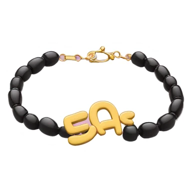glossy bracelet with the word “eras” on it sticker