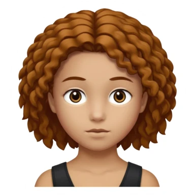 Un garçon cheveux boucle et yeux marron clair et une fille cheveux noir lisse côte à côte se disputant et se traitant de manipulateur  sticker