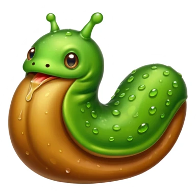 Slimy Nibbles Slug sticker