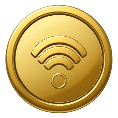 wifi coin  sticker