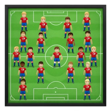 Norway VS Italy soccer sticker