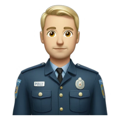 russian police man sticker