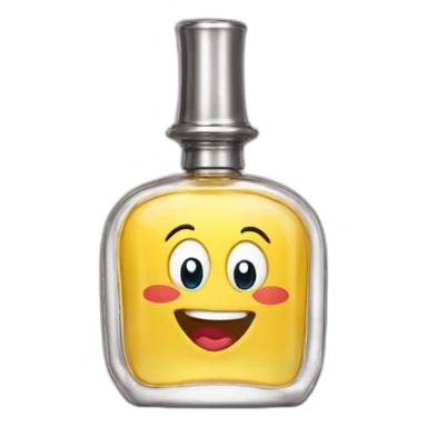 big Lamoutor Vintage Perfume Spray Bottle --no smile sticker