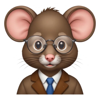 Rat teacher sticker