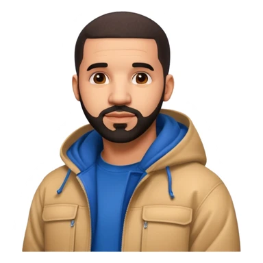 8k quailty, 5000x5000px, clean, smooth, very thin lines, hyperrealistic highly detailed,  illustration character style, canadian singer, actor, rapper, Drake in 2022,  Isolated.  sticker