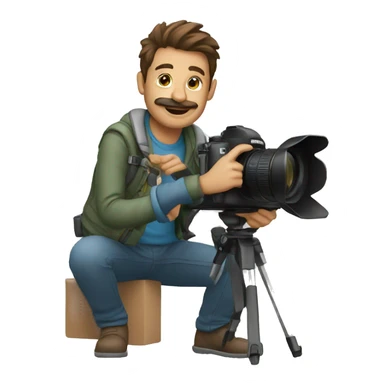 a photographer teaching sticker