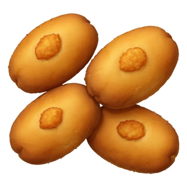 4 4 potato croquettes fried sticker