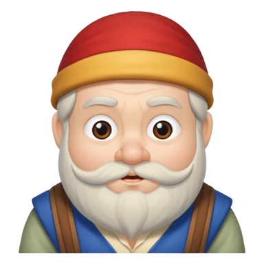 sneezy dwarf snow white sticker