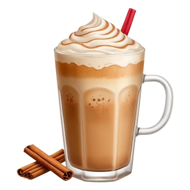 Iced chai latte sticker