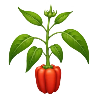 pepper plant sticker