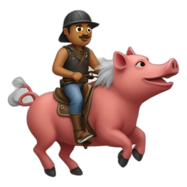 hog rider sticker