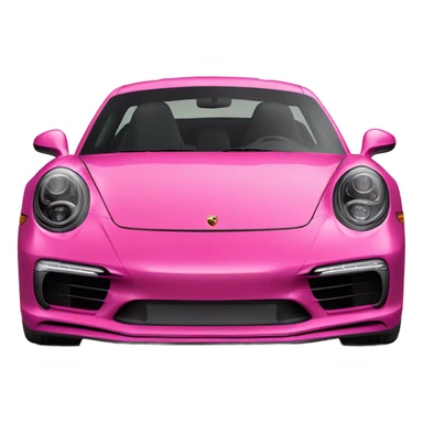 New porsche 911 pink sticker