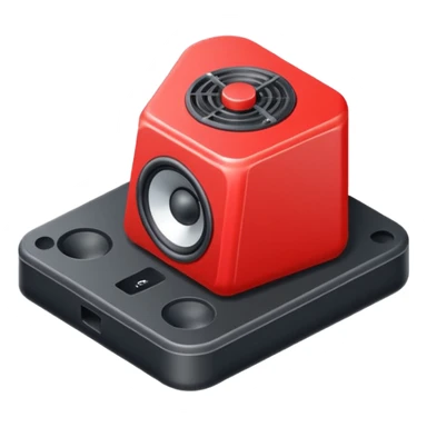 mac os icon audio speaker forbidden mute isometric cross sticker