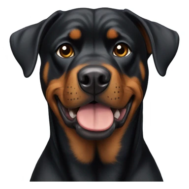 rottweiler mixed with a doberman sticker