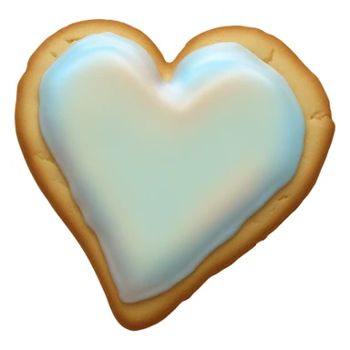 Cookie heart with 8 minutes sticker