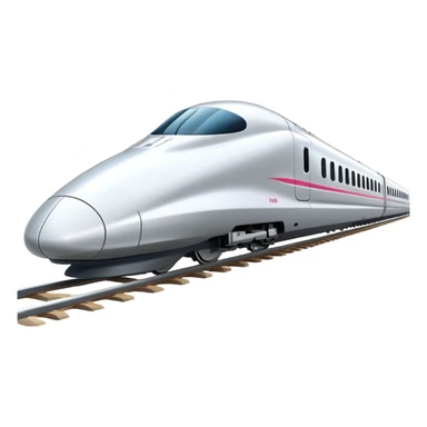 high speed bullet train sticker