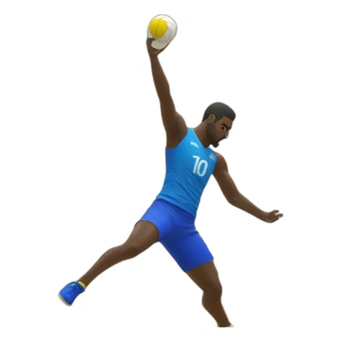 handball player gets 2 minutes suspension sticker