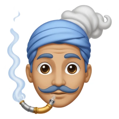 genie with smoke sticker