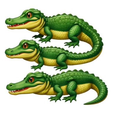 Baby gators and momma gator sticker