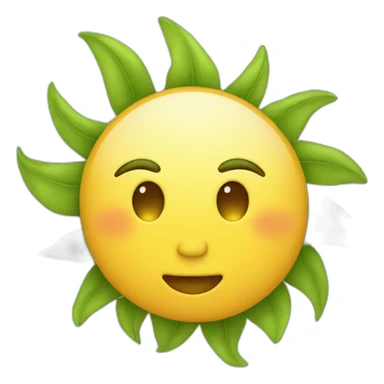 Soleil filante sticker
