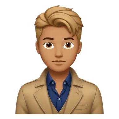 male fashion model sticker