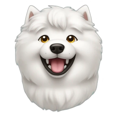 samoyed derp sticker