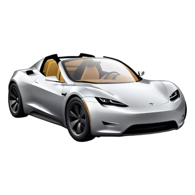 Tesla roadster sticker