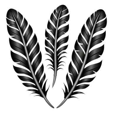 Feather Maori pattern sticker