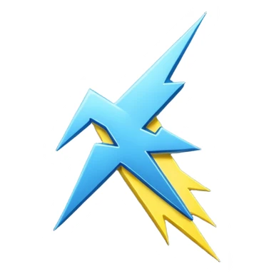 “Emoji-style R logo, metallic silver with electric blue outline, bold and rounded like a sticker. Blue lightning bolt ⚡ on the left, yellow lightning bolt ⚡ on the right. Soft glow, glossy 3D finish, centered, white or transparent background.”But take reference of photo  sticker