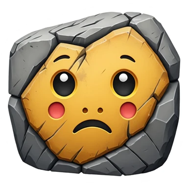 generate me a simple rock sticker