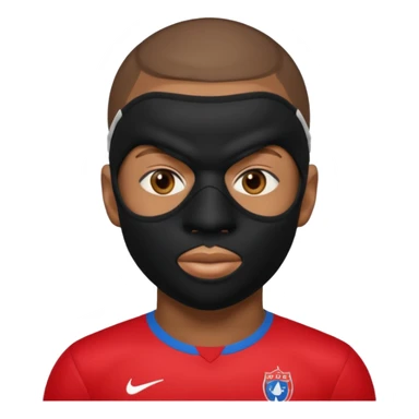 mbappe, mask sticker