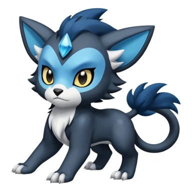 Luxray-Absol-Dewott-fusion sticker