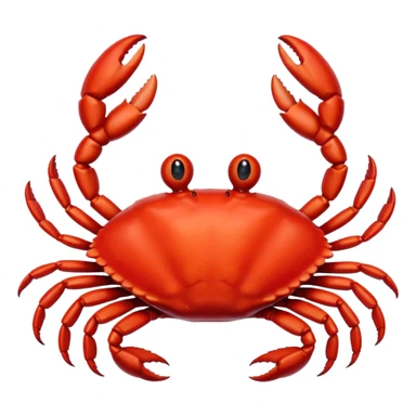 Sebastian the crab from the little mermaid  sticker