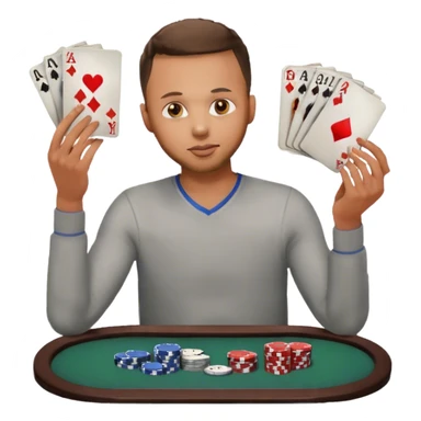 Stephen curry playing poker sticker