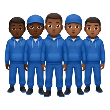 Crip gang members  sticker