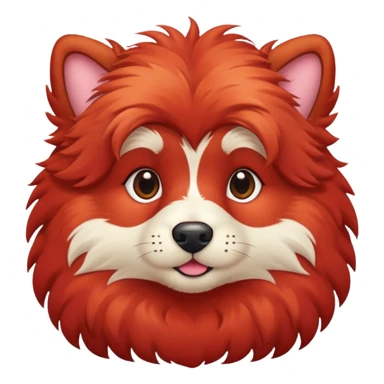 Red Havaneser  sticker