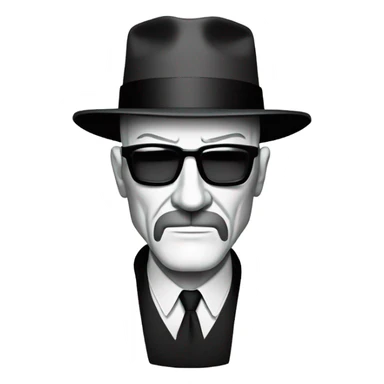 Breaking bad Heisenberg logo sticker