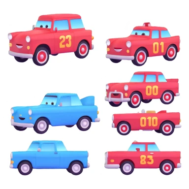 logo inspired by the Cars movie sticker