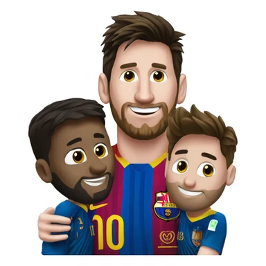 Messi besando la copa del mundo  sticker
