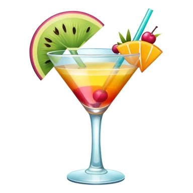 beach coctail drink sticker