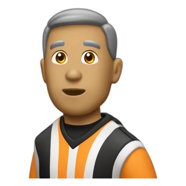 whistle of basketball referee remake sticker