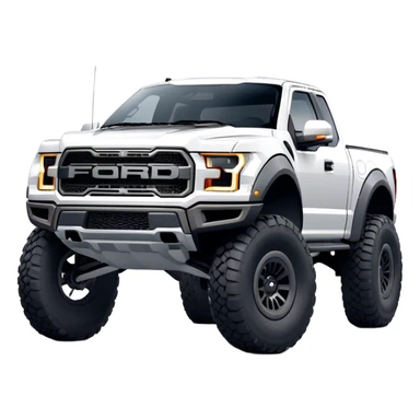Ford f150 Raptor - Ford (Model Year: 2024) (Iconic colour: White) sticker