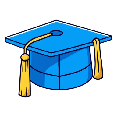Coursera logo sticker with certificate and graduation cap sticker