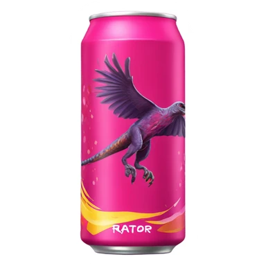 Rasperry raptor Energy Drink  sticker