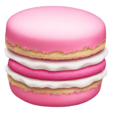 Pink macaroon sticker
