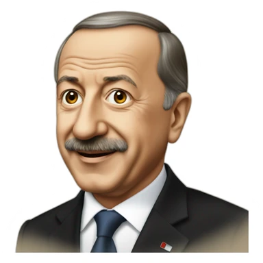 recep tayyip erdoğan as jewish sticker