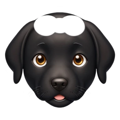 black labrador dog sticker