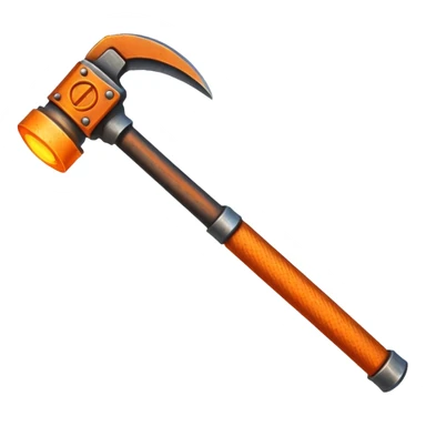 hot metal rod, iron, blacksmith sticker