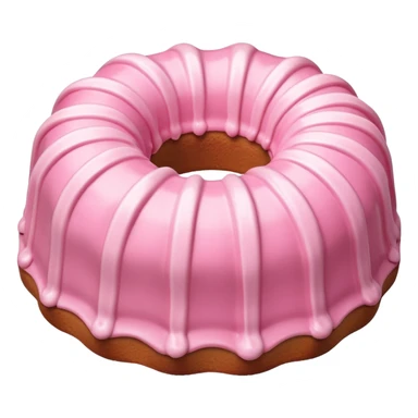 Pink Bundt cake sticker